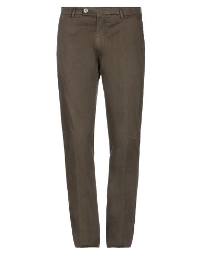 Berwich Casual Pants In Dark Brown