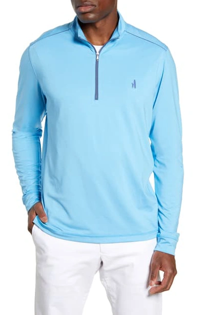Johnnie o Lammie Regular Fit Quarter Zip Prep formance Pullover In Pool ModeSens
