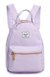 Herschel Supply Co Mini Nova Backpack - Purple In Lavendula Crosshatch