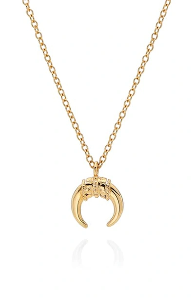 Anna Beck Tusk Charm Pendant Necklace In Gold