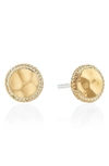 ANNA BECK ANNA BECK HAMMERED STUD EARRINGS,ER10055-GLD