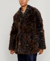 SIES MARJAN EMERY TIGRADO SHEARLING PEACOAT,5057865837697