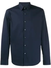 Theory Sylvain Long Sleeve Button Down Shirt In Blue