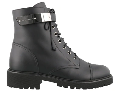 Giuseppe Zanotti Kommando Boots In Black