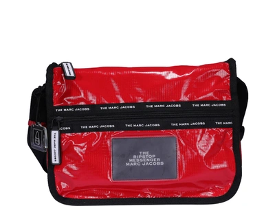 Marc Jacobs The Ripstop Red Nylon Messenger Bag