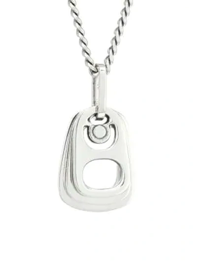 King Baby Studio Pop Top Sterling Silver Pendant Necklace