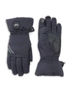Canada Goose Hybridge Touch-screen Down-fill Gloves In Black