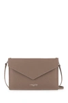 Lancaster Element Saffiano Leather Clutch In Taupe