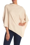 La Fiorentina Sequined Poncho In Beige