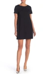 Theory Panel Shift Dress In Black