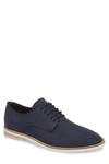 Calvin Klein Atlee Plain Toe Derby (men) In Blue Grey