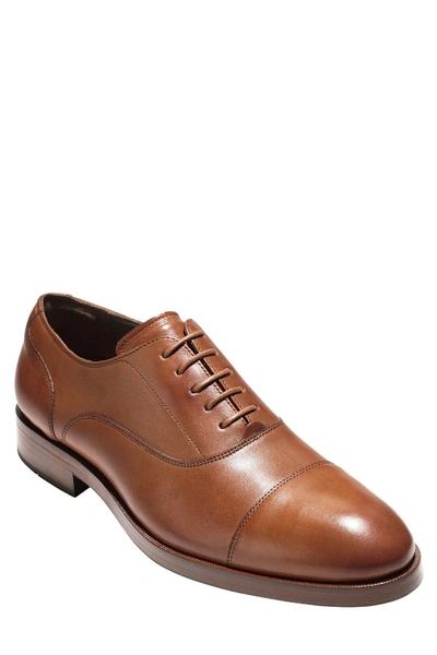 Cole Haan Harrison Grand Cap Toe Oxford In British Ta