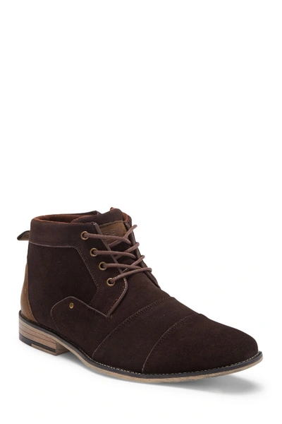 Steve Madden Krane Suede Boot In Brown Sued