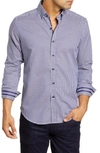 Robert Graham Miller Regular Fit Button-up Sport Shirt In Navy