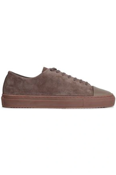 Axel Arigato Woman Suede And Leather Sneakers Brown