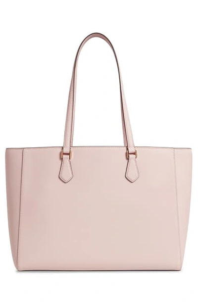 Tory Burch Robinson Saffiano Leather Tote - Pink In Shell Pink