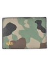 GCDS LOGO PLAQUE POUCH