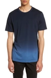 Theory Dégradé Pima Cotton-jersey T-shirt In Blue