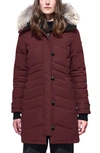 CANADA GOOSE LORETTE HOODED DOWN PARKA WITH GENUINE COYOTE FUR TRIM,2090L
