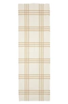 Burberry Giant Check Print Wool & Silk Scarf In White/ Alabaster