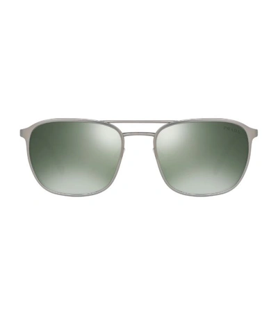 Prada Tortoiseshell Detail Square Sunglasses