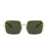 RAY BAN RB1971 54 SQUARE GLD GRN,15098998