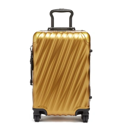 Tumi 19 Degree Aluminum International Carry-on Luggage In Yellow