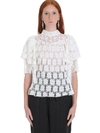 ISABEL MARANT ÉTOILE VETEA BLOUSE IN WHITE COTTON,11056765