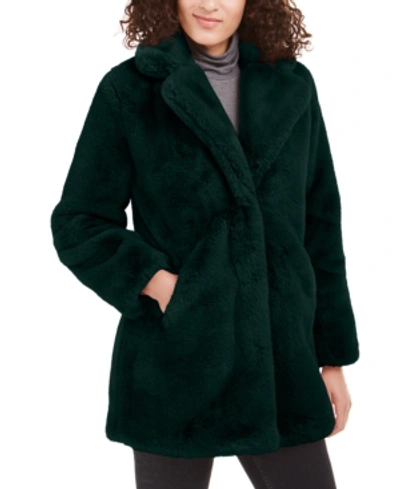Apparis Eloise Faux-fur Coat, Created For Macy's In Emerald Green
