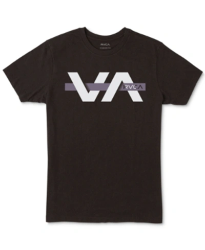 Rvca Men's Random Box Logo Graphic T-shirt In Black