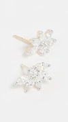 ADINA REYTER 14k Grace Half Flower Marquise Post Earrings,ADINA20284