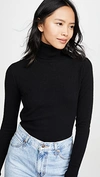 Equipment Delafine Cashmere Turtleneck Sweater In Black