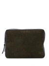 ANN DEMEULEMEESTER TWO-TONE MAKE-UP BAG