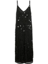 AIDAN MATTOX BEAD EMBROIDERY JUMPSUIT