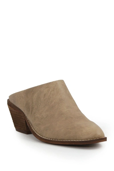 Catherine Catherine Malandrino Woori Block Heel Mule In Stone