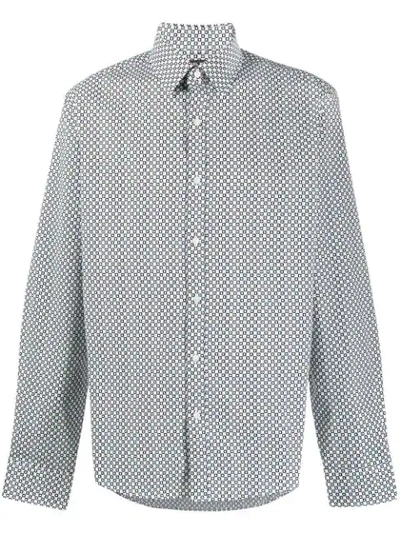 Michael Kors Printed Logo Shirt In White