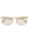 Bottega Veneta The Original 03 Sunglasses In White