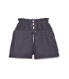 ISABEL MARANT ÉTOILE Lizy Shorts in Faded Black