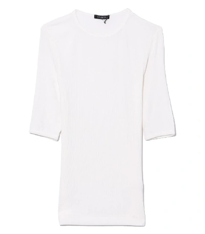 Goldsign The Bound Sleeve T-shirt In Natural White