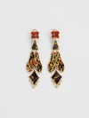 BURBERRY Resin and Gold-plated Drop Earrings
