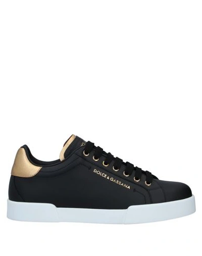 Dolce & Gabbana Sneakers In Gold