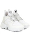 HOGAN H487 LEATHER SNEAKERS,P00414419