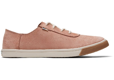 Toms Schuhe Rosa Nubuck Carmel Sneakers Für Damen - Grösse 36 In Sand Pink