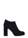 L'AUTRE CHOSE HIGH HEELS ANKLE BOOTS IN BLACK SUEDE,11056808