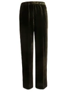 Aspesi Volour Wide Leg Trousers In Green