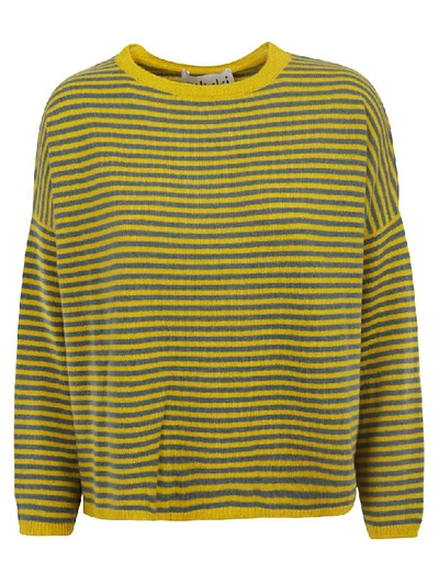 Alyki Sophie Sweater In Yellow/grey