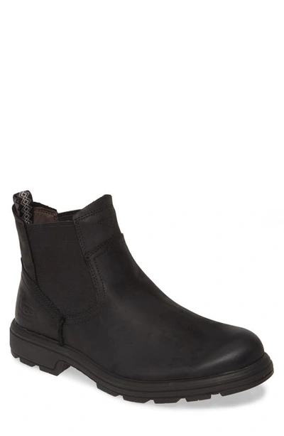 Ugg Biltmore Mens Leather Pull On Chelsea Boots In Black