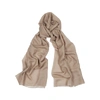 DENIS COLOMB CLOUD LIGHT BROWN CASHMERE SCARF,3098442