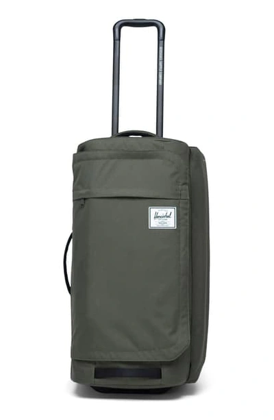 Herschel Supply Co Wheelie Outfitter 70-liter Duffle Bag In Dark Olive