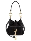 SEE BY CHLOÉ Mini Tony Suede Bucket Bag
